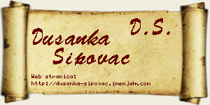 Dušanka Šipovac vizit kartica